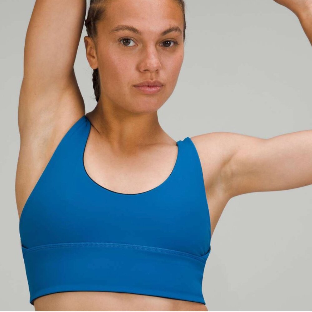 Lululemon Align Reversible Bra *Light Support, A/B Cup – True Navy/Poolside